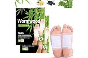 ETRSAIRL Detox Foot Plasters, Detox Foot Plasters, Detoxification, Natural Foot Pads Plasters, Pack of 20, Deep Cleansing Foot Pads for Removal of Toxins, Promotes Blood Circulation, Improve Sleep