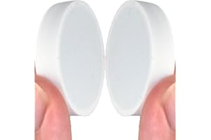 Homie Magnetyczne obciążniki do zasłony prysznicowej z wodoodpornymi magnesami i futerałem, świetna dekoracja do łazienki, do zasłon i firan, przyczepiane u dołu (kolor biały)