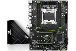 SHANGZHAOYUAN X99 Motherboard LGA 2011-3 Server Motherboard for Intel Xeon E5 V3/V4, Core i7 Processors (ATX, DDR4 MAX 128GB, PCIe 3.0, NVME/NGFF M.2, Gigabit LAN) PC Motherboard, X99 MR9A-H