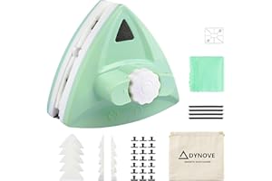 DYNOVE® - Limpiacristales Magnetico Regulable 5-25 mm - Limpieza Segura del Exterior sin Esfuerzo – Ideal para Ventanas altas, dobles y triples – Limpiador Cristales Magnetico