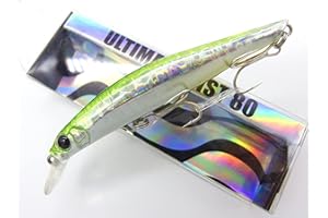 momolures - ULTIMA ARTIST SWIMMER 70mm 80mm Sinking Minnow for Bass, Seabass, Pike, Trout, Salmon lure fishing