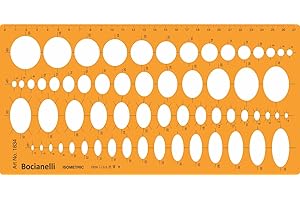 BOCIANELLI Trace Gabarit Ellipse Ellipses Isométrique Symboles - Dessin Technique Traçage Illustration