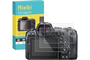 (3 Packs) Rieibi Protection d'écran pour Canon EOS R6 / EOS R7 - Film en Verre Trempé Dureté 0,33 mm 9H pour Canon R7 EOSR6 EOSR7 - Anti-Empreintes