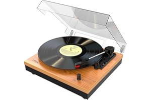 WIIBO ACOUSTICS Wiibo Mustang 1965-BT Tocadiscos Vintage Bluetooth con Altavoces incorporados Premium