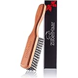 ZilberHaar - Bartbürste Regular - Bartpflegebürste für Männer - Glättet und Fördert das Bartwachstum - Geeignet für alle Bart