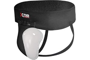 XEDON Groin Guard Jockstrap with Cup for Men-Boxing-MMA-Muay Thai-Training-Kickboxing-Martial Arts- Abdo Protection-Taekwondo-BJJ-Karate and Fighting