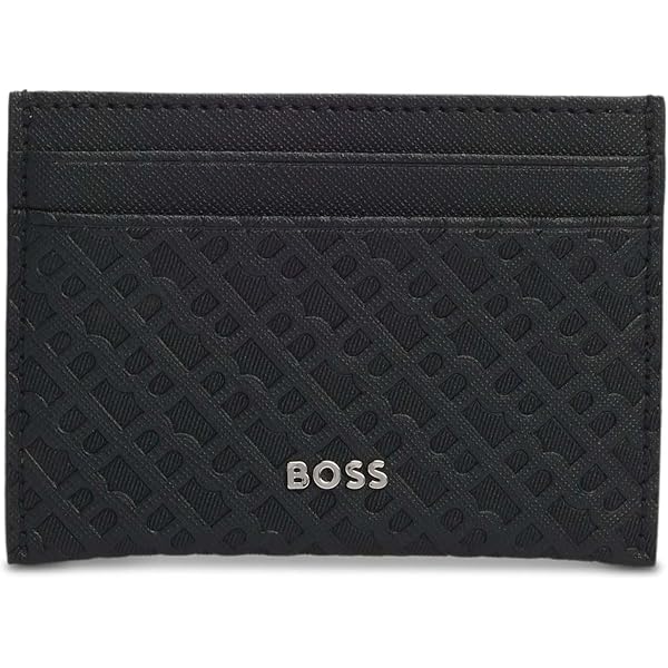 Porte-Cartes Pliable HUGO BOSS Classique - Cuir De Vache Noir, 8 Compartiments | Accessoire Portefeuille Homme Et Femme