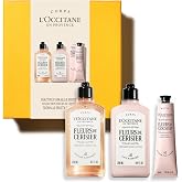 L'OCCITANE - Christmas chest Routine Fleurs de Cerisier (Cherry Blossoms) | Shower Gel, Scented Body Milk and Hand Cream - Fr