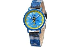 KDM Orologio Bambino Sportivo Analogico Quarzo Impermeabile Orologio da Polso per Ragazzi Ragazze Insegnante l'Apprendimento del Tempo Orologi Educativo Bambino Luminosi, Regalo Bambino 3-12 Anni