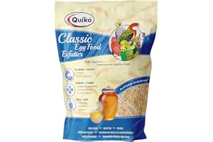 Quiko Classic - Alimentación de los Huevos 1 kg - Alimento Concentrado y de cría para Todas Las Especies de Aves Ornamentales