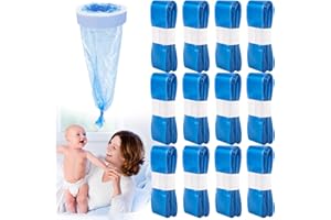 MINISOISO Ricarica Mangiapannolini 12 Pezzi Sacchetti, 4 Strati Pannolino Sacchetti Antiodore, Ricariche