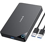 Inateck Boîtier de Disque Dur Externe USB 3.0 pour Disque Dur Externe 2,5" SATA HDD et SSD, Prise en Charge UASP, sans Outils