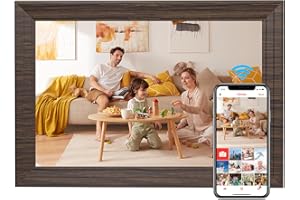 Aorpdd 10.1 Inch WiFi Cloud Digital Photo Frame, 1280 * 800 Resolution 16:10 HD IPS Touch Screen Display, 32GB Storage Space, Share Your Photos and Videos via Free Frameo at Anytime and Anywhere