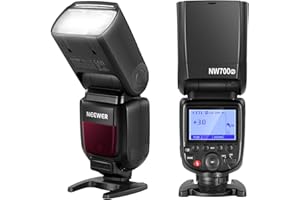 NEEWER NW700-N TTL Flash Speedlite Compatible with Nikon DSLR Cameras, 1/8000s High Speed Sync Speelight, 1/1-1/256 Output, TCM Function, 230 Full Power Flash, 0.1-2.7s Fast Recycling Flashlight