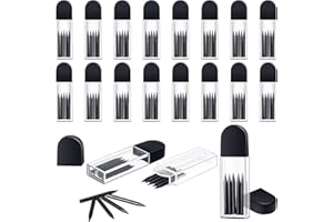 LEINUOSEN 100 Pieces HB 2 mm Compass Lead Refills Replacement Leads in Refill Tubes for Compasses，Good for Math Drawing Drafting