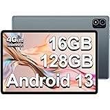 TECLAST P40HD Android-13-Tablet 10.1 Pollici 16GB RAM+128GB ROM(TF 2TB), 4G LTE/SIM+5G WiFi, T606 Octa-Core 2GHz, FHD 1920x12