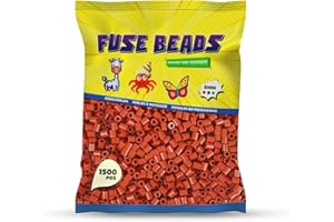 Benny Beads Perline da Stirare 1500 Pezzi, Dimensione Midi 5mm, Accessori Creativi per Lavori DIY Perline a Fusione