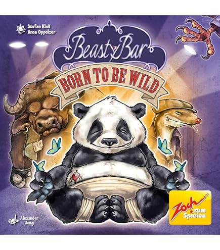 Zoch – Beasty Bar New Beasts In Town – Jeu De Cartes Stratégique, 2-4 Joueurs, Dès 8 Ans, Combinable