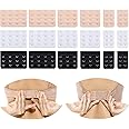 Moonmen 18 Packs Bra Extenders,2 Hooks/3 Hooks/4 Hook Women Bra Extenders Lengthened Buckle Strap Extension, Multi Size, Black, White and Skin Color