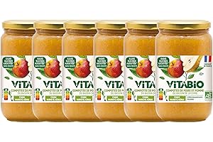 VITABIO - Purée de Poire Xenia Pomme - 700g - BIO - Lot de 6