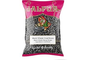 JALPUR MILLERS Black Whole Matpe (Black Urad Dal) 500g –Whole Black Lentils Packed with High Nutritional Value – Rich in Protein, Fibre & Iron–Ideal for Traditional Indian Dishes & Healthy Cooking