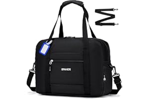 SPAHER Torba Podróżna 40x30x15 British Airways Torba na Bagaż Podręczny Składana Sportowa Weekendowa Torba Samolotu Wodoodporn dla Mężczyzn i Kobiet z Odłącznymi Paskami Ramiennymi