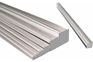 diconfa Acrylglas Vierkantstab NACH Maß - AUSWAHL: 5x5mm, 1000mm lang - Größe: 5x5 bis 40x40mm - LÄNGE: 10 bis 100cm - Kunststoff-stange glasklar transparent farblos Vollstab massiv quadratisch