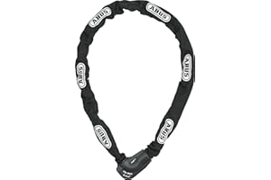 ABUS Granit CityChain XPlus 1060 Lucchetto a Catena - Lucchetto per Bicicletta in Acciaio Temperato - Catena Spessa 10 mm - Livello di Sicurezza ABUS 15