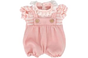 ZWOOS Vestiti per Bambole per New Born Baby Doll, Abitini in Cotone Carina per Bambolotti 35-43 cm