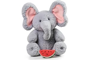 TUMAMA KIDS Interaktiv Elefantleksak Dansande och Talande | Mjuk Plyschelefant, Dansar, Spelar in och Upprepar vad du Säger, Spelar Musik, Interaktivt Matningsspel, för Barn