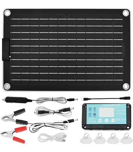 Oniissy 60 W Solarpanel, Für Wohnwagen, Auto, Van, Produktbild-Vorschau 10