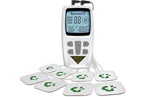 TESMED FIT Elettrostimolatore Muscolare 3 in 1 (EMS, TENS, Massaggio), 22 Programmi (6 Personalizzabili), per Applicazioni su Dolori Localizzati e Stimolazione di Addominali, Glutei, Pettorali