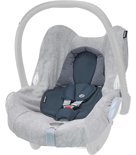 Maxi-Cosi Organic Cotton Summer Cover for Pebble 360, Baby Car Seat Cover, Breathable and Moisture-Absorbing Material, Machine Washable, Sustainable Cotton, Natural White Baby Products