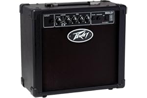 Peavey Solo Guitar - Amplificador Combinado para Guitarra eléctrica (15 vatios), Color Negro