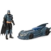 DC Comics Shadow Guardian Batmobile + Batman aksiyon fig&uuml;r&uuml; - &uuml;st&uuml; a&ccedil;ılır ara&ccedil;, 30 cm orijinal &ccedil;izgi roman tasarımlı hareketl