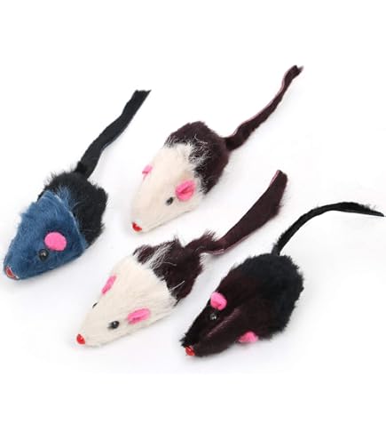 Giocattoli Per Gatti Con Erba Gatta - 18 Topini In Peluche Per Stimolare Il Gioco - Foto 7