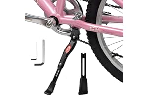 Cyfie Bike Kickstand Adjustable Bicycle Kickstands Bike Stand for 16-20inch Mountain Bike/Road Bicycle/Adult Bike/BMX/MTB/Sports Bike