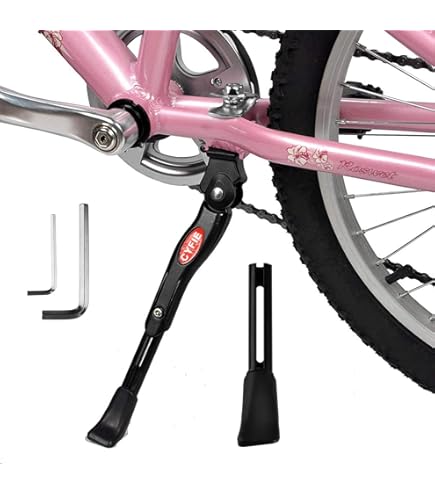 NICEDACK Cavalletto Per Bici Da 26-29 Pollici, Montaggio Centrale Per Biciclette, Cavalletti Regolabili Per Biciclette, Cavalletto In Lega Di Alluminio Per Mountain Bike, Bici Elettrica, Bici Da Corsa