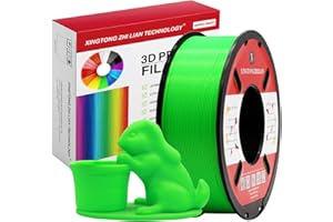 XINGTONGZHILIAN PLA Green FDM 3D Printer Filament 1.75mm Printing Material Accuracy +/- 0.02 mm 1kg/Spool