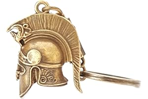 IconsGr Llavero con diseño de soldado espartano antiguo casco de batalla