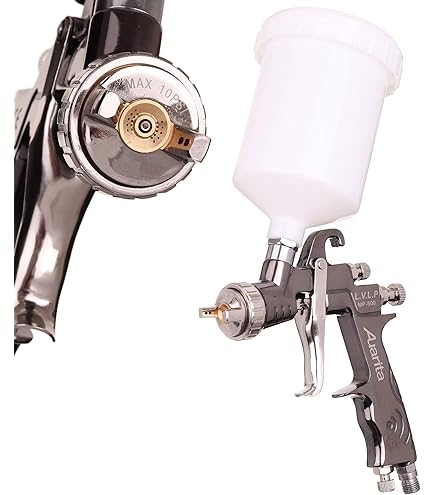 LVLP - Pistola pulverizadora R500 de 1,3 mm con alimentación por gravedad para coche