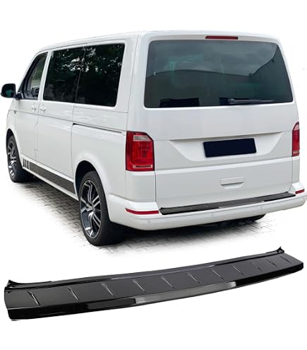 Chrome Dark Load Sill Protector Bumper For VW T5 Transporter 2003-2015 – OMAC