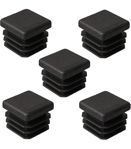 Tappi Terminali Per Tubi Quadrati 15x15mm - Confezione Da 20 Pezzi, Neri, Per Mobili E Ringhiere - Foto 9
