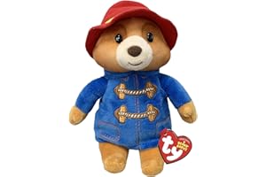 TY Paddington Bear Beanie Boos Regular | Beanie Baby Soft Plush Toy | Collectible Cuddly Stuffed Teddy
