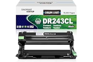 SINOPRINT DR243CL Trommel Kompatibel Brother DR-243CL-BK Trommeleinheit für Brother HL-L3210CW HL-L3230CDW HL-L3270CDW DCP-L3510CDW DCP-L3550CDW MFC-L3710CW MFC-L3730CDN MFC-L3750CDW MFC-L3770CDW