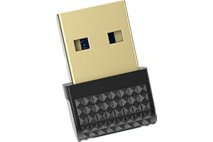 Binamao Dongle Bluetooth 5.4, Adaptateur Bluetooth 5.4 Clé USB pour PC Adaptateur Faible Latence pour Casque Clavier Souris Manette de Jeu Enceinte Écouteurs Téléphone Plug Play sous Windows 11 10 8.1