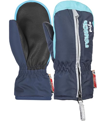 Reusch Guanti da sci unisex per bambini, comodi e caldi, antivento, per tutti i giorni, guanti da neve