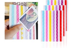 SIQIAN Photo Corners for Scrap Book, 306 Pcs Photo Stickers Self-Adhesive Scrapbooking Photo Stick Corners Mounting Corners for DIY Picture Album Journal