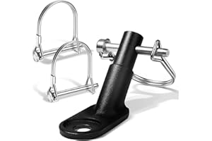 ENAIAH Attelage de Remorque de Vélo,Coupleur de Remorque de Vélo,1 Crochet de Remorque de Vélo,Adaptateur de Fixation de Coupleur de Vélo,pour la Plupart des Remorques de Vél