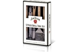 ‎JIM BEAM JIM BEAM Grillbesteck-Geschenkset/ Holzgriffe/ 5 tlg.